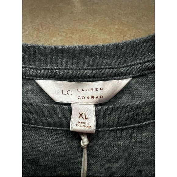 LC Laura Conrad Puff Sleeve Knit Sz XL Green NWT - Picture 3 of 8